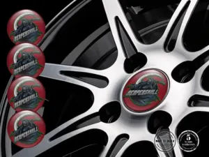 Resin Domed Stickers Motion Thrust X